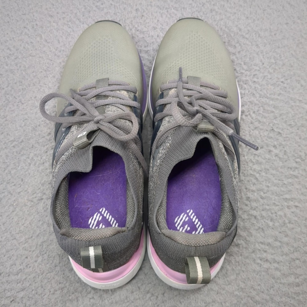 FootJoy HyperFlex Golf Shoes Womens Size 9 Gray Purple Mesh STRATOFOAM 98168 - Picture 12 of 16